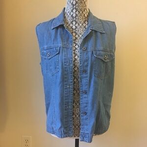 Vintage Bill Blass Denim Vest
